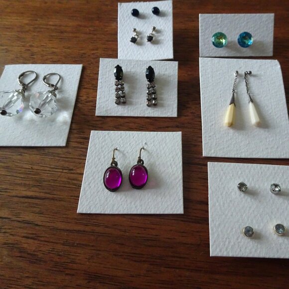 Lot of Vintage Earrings - Picture 11 of 12